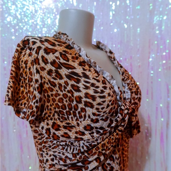 Leopard Print Dress - Picture 1 of 4